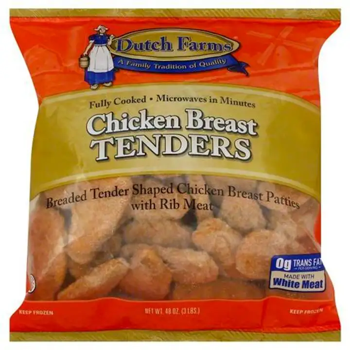 Order Dutch Farms Chicken Breast Tenders - 48 Ounces food online from Fligner Market store, Lorain on bringmethat.com