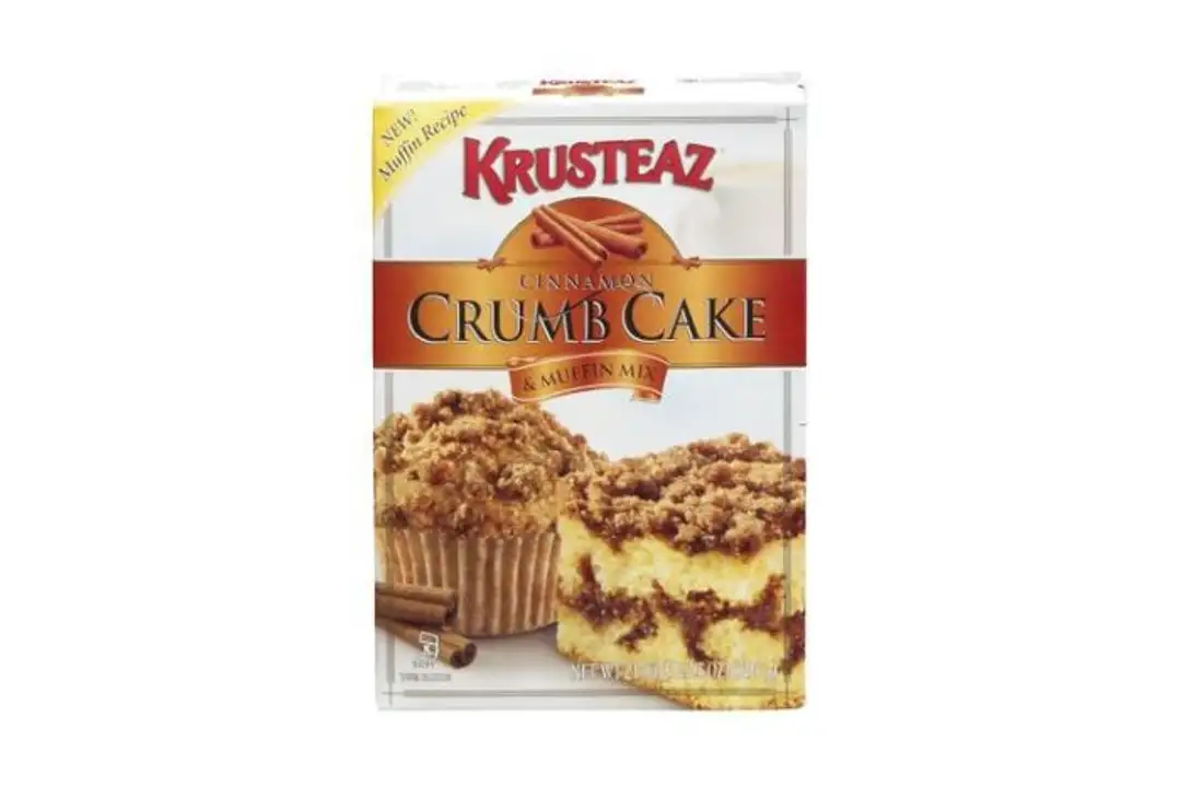 Order Krusteaz Crumb Cake & Muffin Mix, Cinnamon Swirl - 21 Ounces food online from Novato Harvest Market store, Novato on bringmethat.com