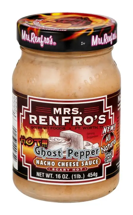 Order Mrs. Renfro's Nacho Cheese Sauce Ghost-Pepper Scary Hot food online from Novato Harvest Market store, Novato on bringmethat.com