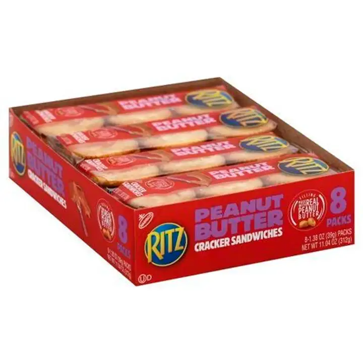 Order Ritz Cracker Sandwiches, Peanut Butter - 8 Each food online from Holiday farms store, Roslyn Heights on bringmethat.com