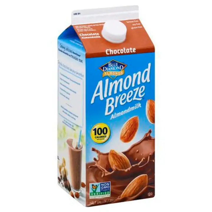 Order Blue Diamond Almond Breeze Almondmilk, Chocolate - 64 Ounces food online from Whole Foods Co-Op Denfeld store, Duluth on bringmethat.com