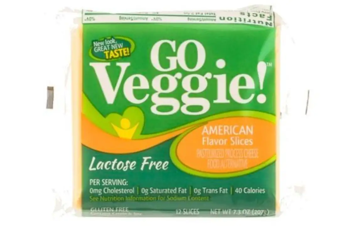Order Go Veggie Cheese Food Alternative, Pasteurized Process, American Style Singles - 7.3 Ounces food online from Holiday farms store, Roslyn Heights on bringmethat.com