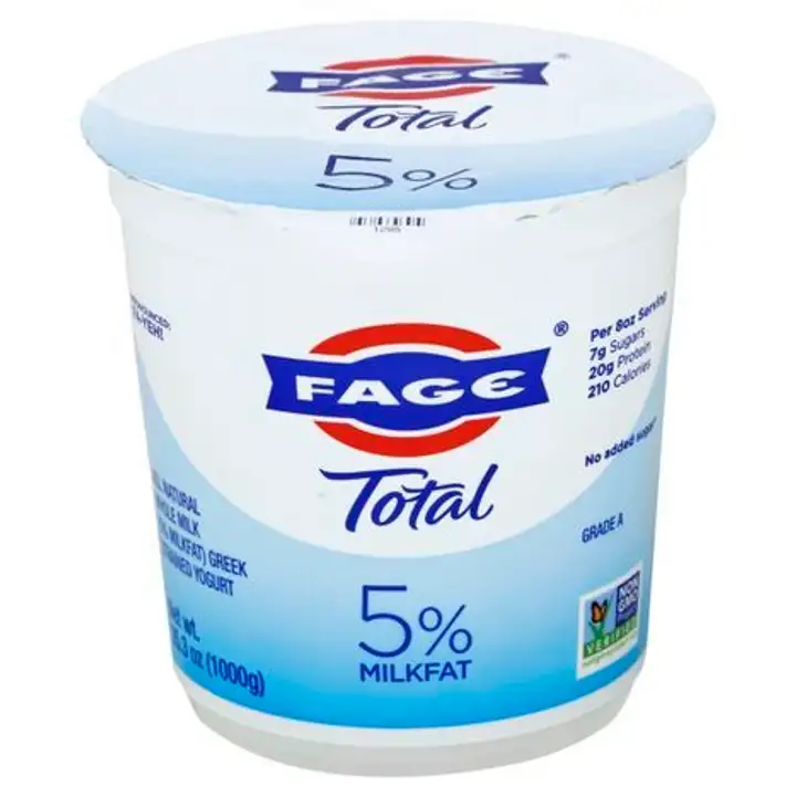 Order Fage Total Yogurt, Greek Strained, Whole Milk, Strained - 35.3 Ounces food online from Whole Foods Co-Op Denfeld store, Duluth on bringmethat.com