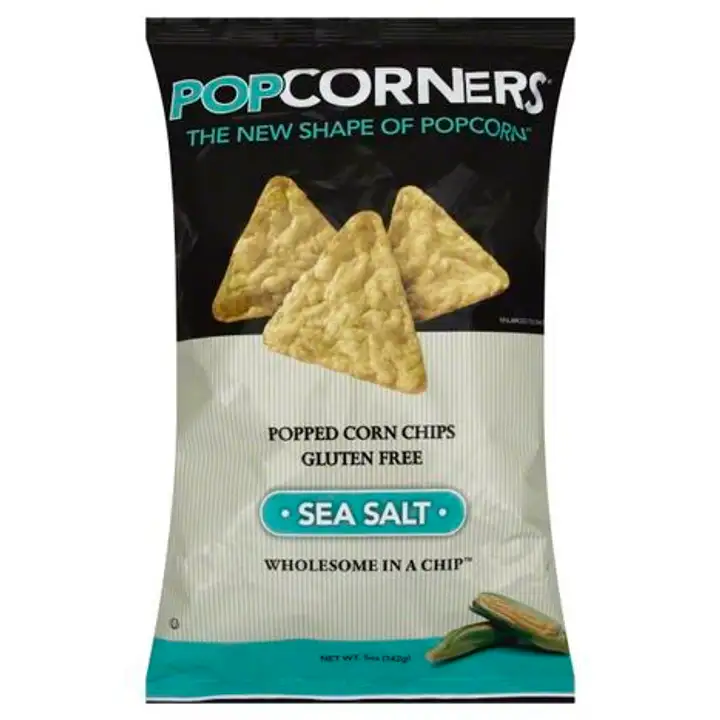 Order PopCorners Corn Chips, Popped, Sea Salt - 5 Ounces food online from Holiday farms store, Roslyn Heights on bringmethat.com