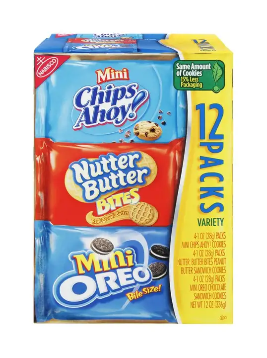 Order Nabisco Cookies, 12 Packs - 12 Ounces food online from Holiday farms store, Roslyn Heights on bringmethat.com