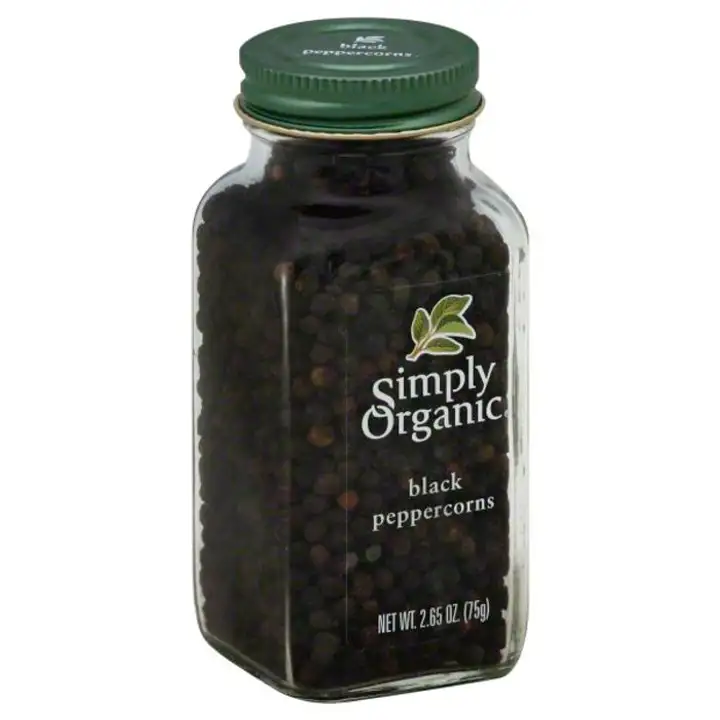 Order Simply Organic Black Peppercorns - 2.65 Ounces food online from Whole Foods Co-Op Denfeld store, Duluth on bringmethat.com
