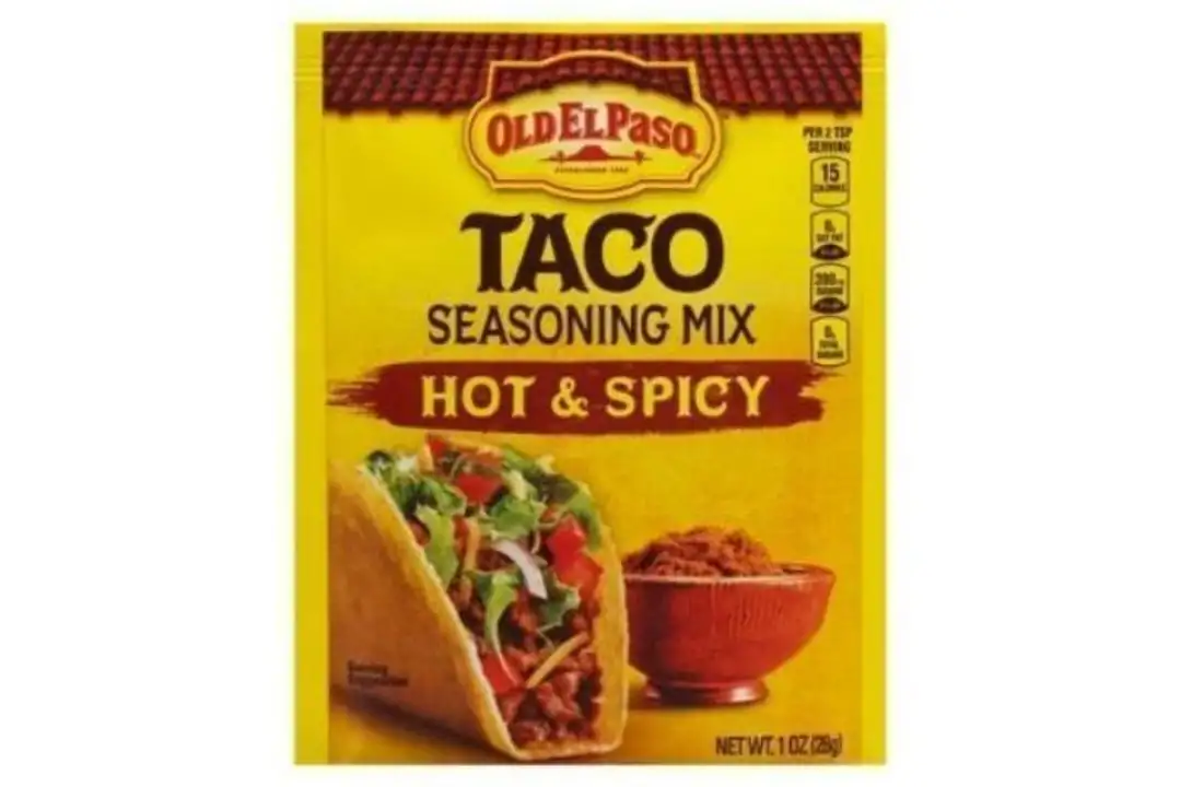 Order Old El Paso Seasoning Mix, Taco, Hot & Spicy - 1 Ounce food online from Fligner Market store, Lorain on bringmethat.com