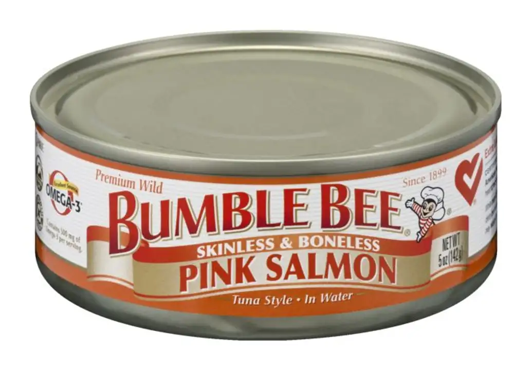 Order Bumble Bee Salmon, Pink, Skinless & Boneless, Tuna Style in Water - 5 Ounces food online from Holiday farms store, Roslyn Heights on bringmethat.com