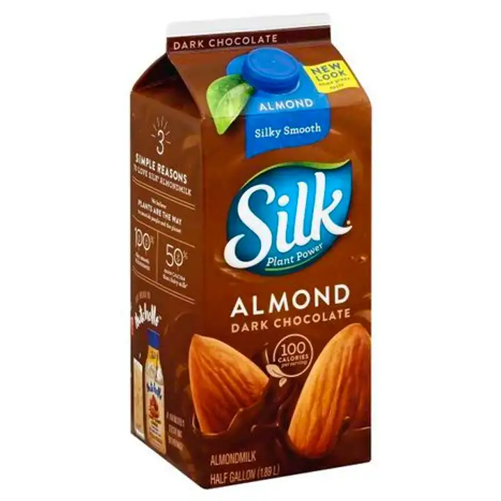 Order Silk Almondmilk, Dark Chocolate - 64 Ounces food online from Novato Harvest Market store, Novato on bringmethat.com
