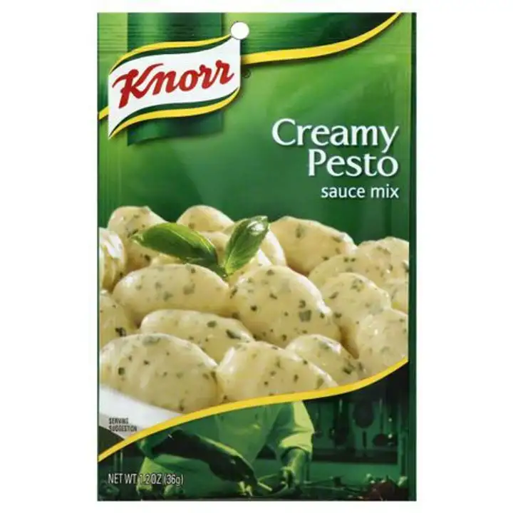 Order Knorr Sauce Mix, Creamy Pesto - 1.2 Ounces food online from Novato Harvest Market store, Novato on bringmethat.com