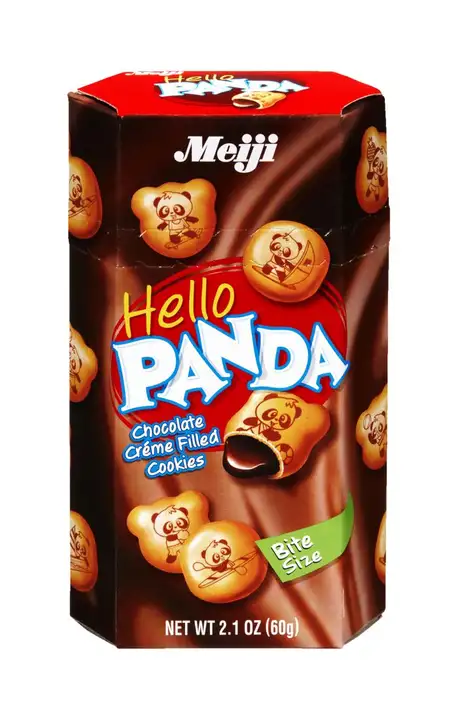 Order Meiji Hello Panda Bite Size Chocolate Creme Filled Cookies - 2 Ounces food online from Holiday farms store, Roslyn Heights on bringmethat.com