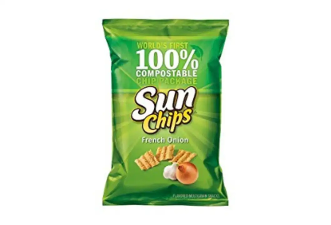Order Sun Chips Whole Grain Snacks, Flavored, French Onion - 198 Grams food online from Holiday farms store, Roslyn Heights on bringmethat.com