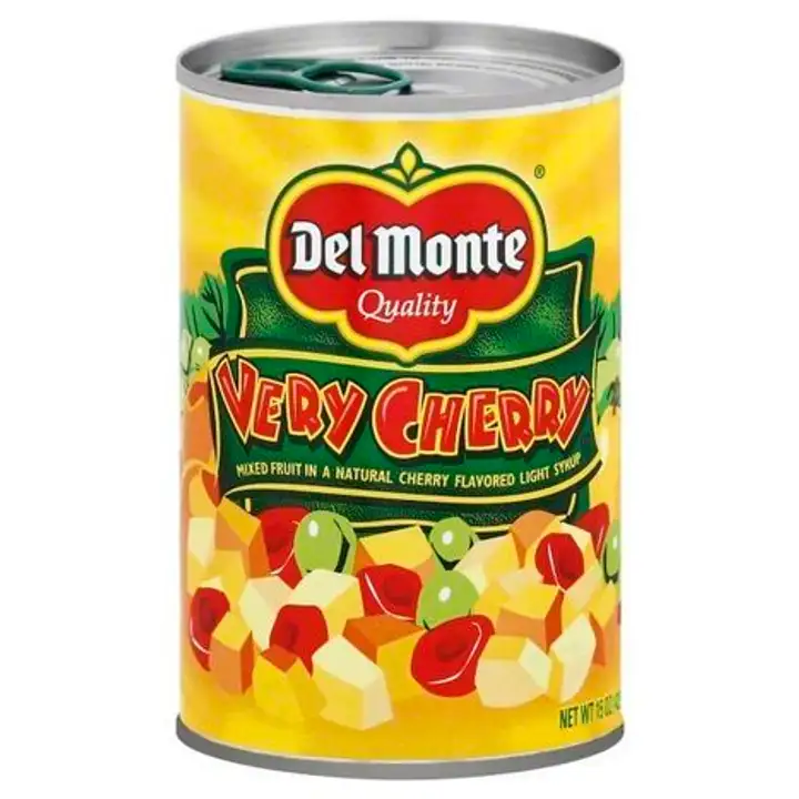 Order Del Monte Mixed Fruit, Very Cherry - 15 Ounces food online from Fligner Market store, Lorain on bringmethat.com