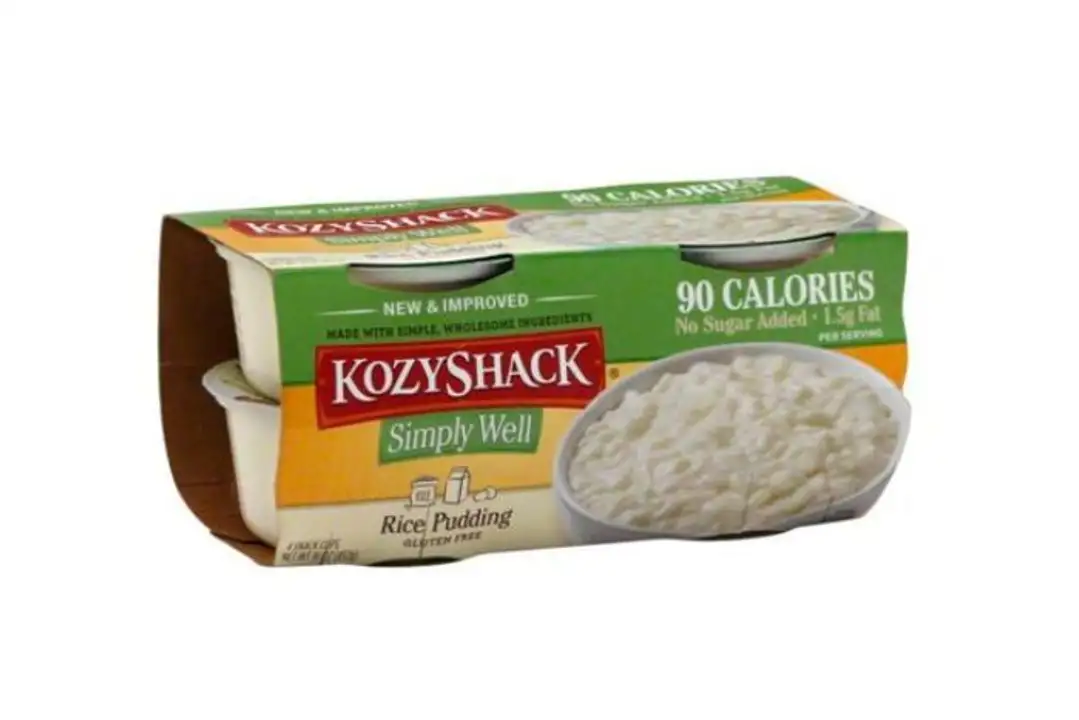 Order Kozy Shack Simply Well Pudding, Rice, No Sugar Added - 4 Ounces food online from Holiday farms store, Roslyn Heights on bringmethat.com