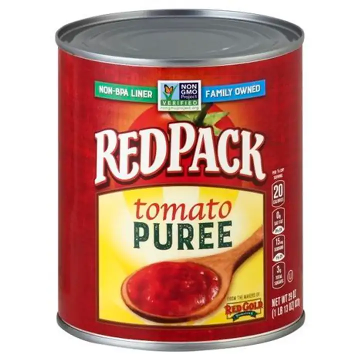 Order Redpack Tomato Puree - 29 Ounces food online from Holiday farms store, Roslyn Heights on bringmethat.com