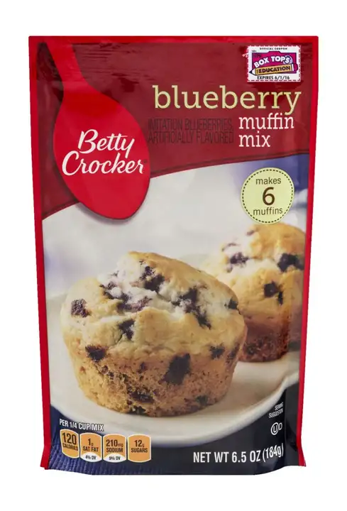 Order Betty Crocker Muffin Mix, Blueberry - 6.5 Ounces food online from Fligner Market store, Lorain on bringmethat.com