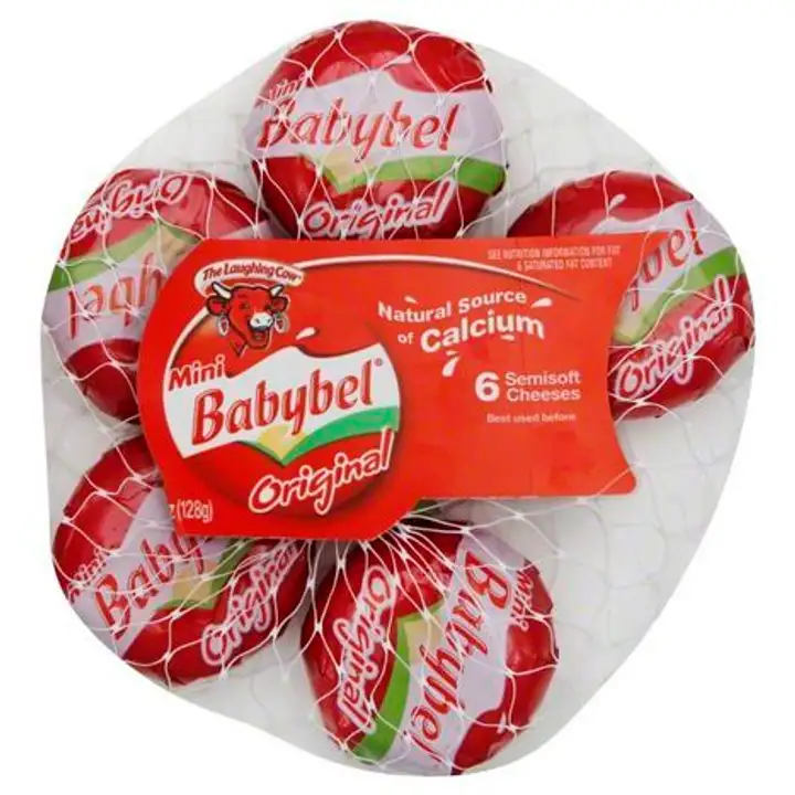 Order Babybel Semisoft Cheeses, Original, Mini - 6 Pack (4.5 Ounces Each) food online from Holiday farms store, Roslyn Heights on bringmethat.com