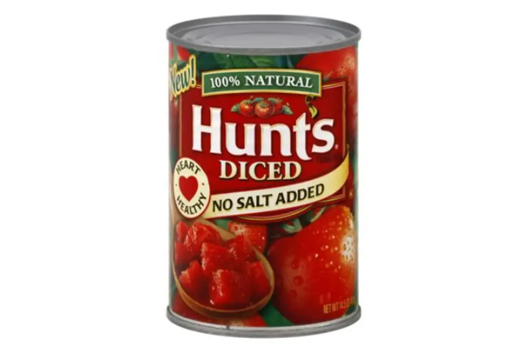 Order Hunts Tomatoes, No Salt Added, Diced - 14.5 Ounces food online from Novato Harvest Market store, Novato on bringmethat.com