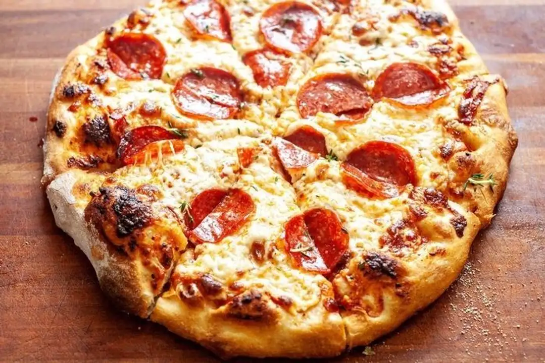 Order Pick 5 Deep Dish Pepperoni Pizza food online from Fligner Market store, Lorain on bringmethat.com