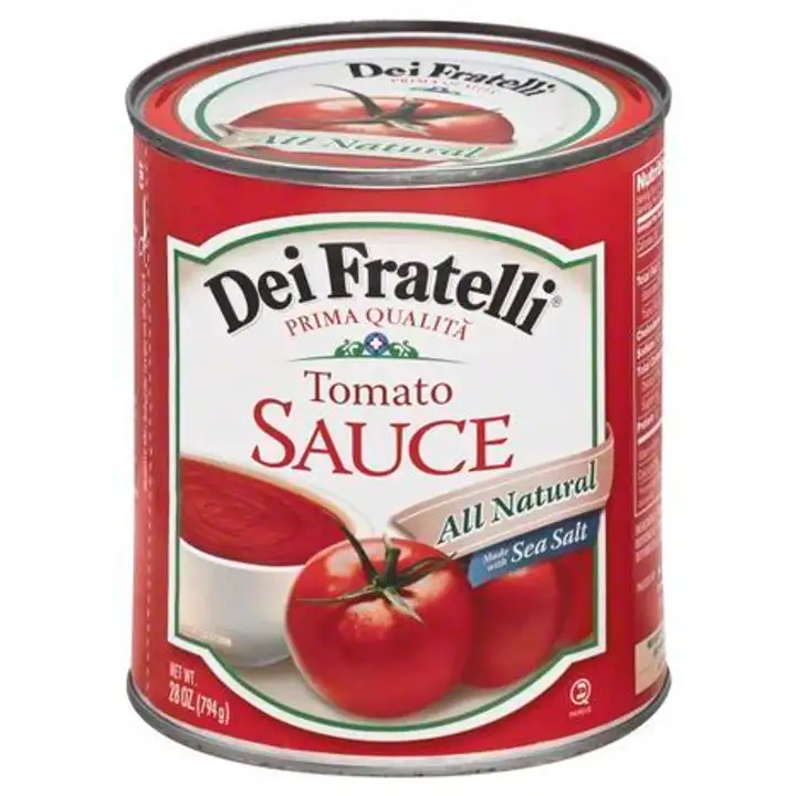 Order Dei Fratelli Tomato Sauce - 28 Ounces food online from Fligner Market store, Lorain on bringmethat.com