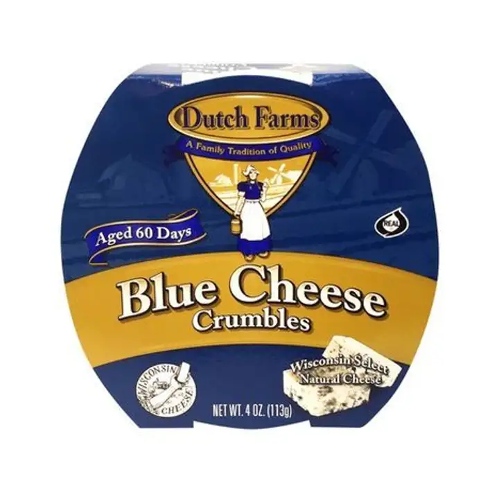 Order Dutch Farms Crumbles Blue Cheese food online from Fligner Market store, Lorain on bringmethat.com