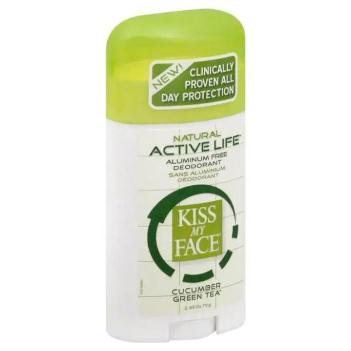 Order Kiss My Face Active Life Deodorant, Cucumber Green Tea - 2.48 Ounces food online from Whole Foods Co-Op Denfeld store, Duluth on bringmethat.com
