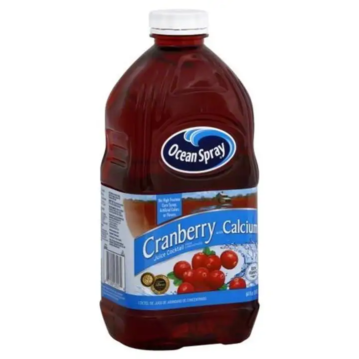 Order Ocean Spray Juice Cocktail, Cranberry with Calcium - 64 Ounces food online from Holiday farms store, Roslyn Heights on bringmethat.com