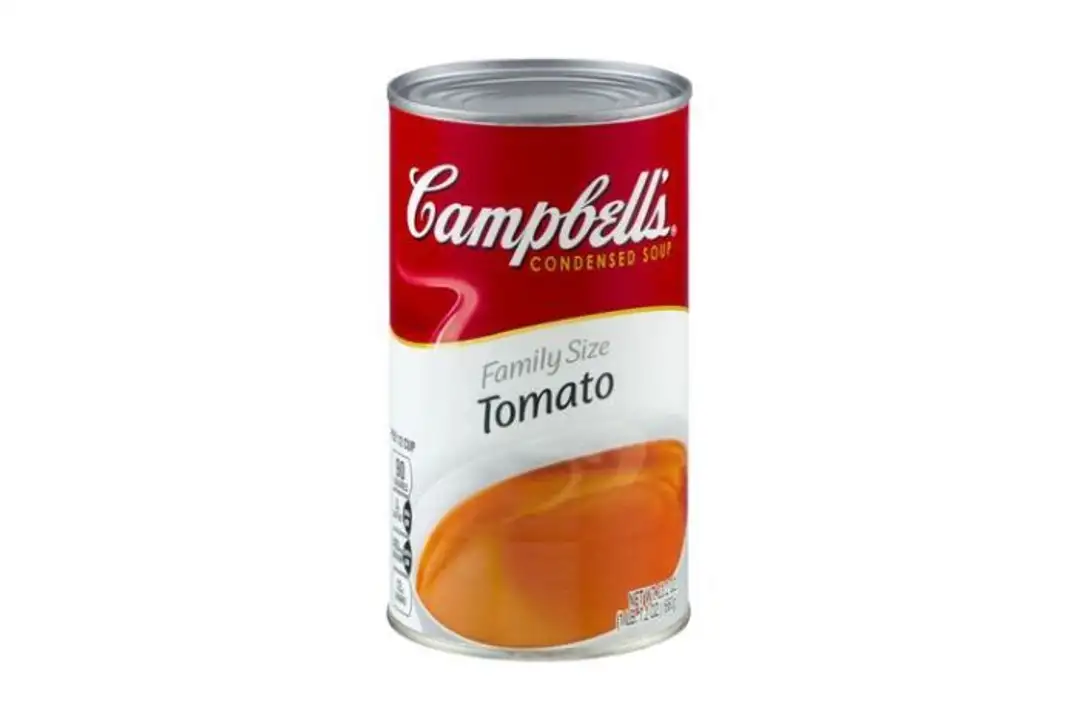 Order Campbells Soup, Condensed, Tomato, Family Size - 23.2 Ounces food online from Fligner Market store, Lorain on bringmethat.com