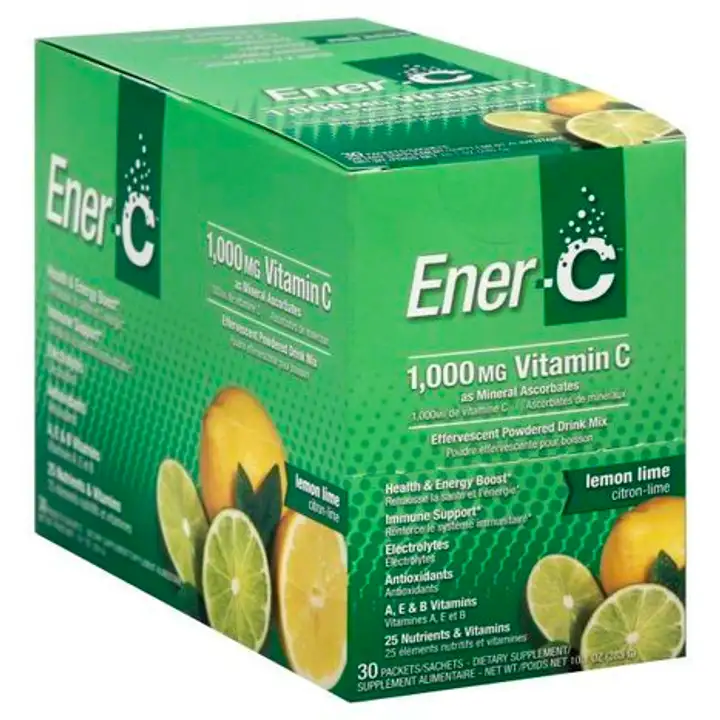 Order EnerC Effervescent Powdered Drink Mix, Vitamin C, 1000 mg, Lemon Lime - 30 Each food online from Whole Foods Co-Op Denfeld store, Duluth on bringmethat.com
