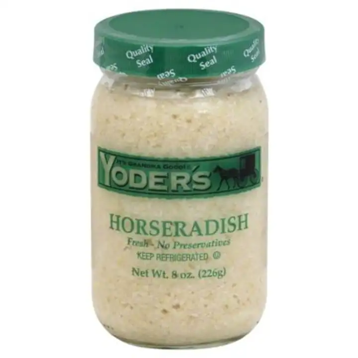 Order Yoder's Horseradish - 8 Ounces food online from Fligner Market store, Lorain on bringmethat.com