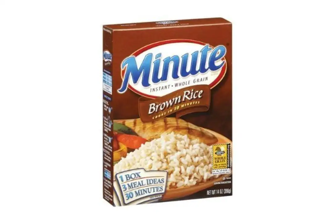 Order Minute Brown Rice, Instant, Whole Grain - 14 Ounces food online from Holiday farms store, Roslyn Heights on bringmethat.com