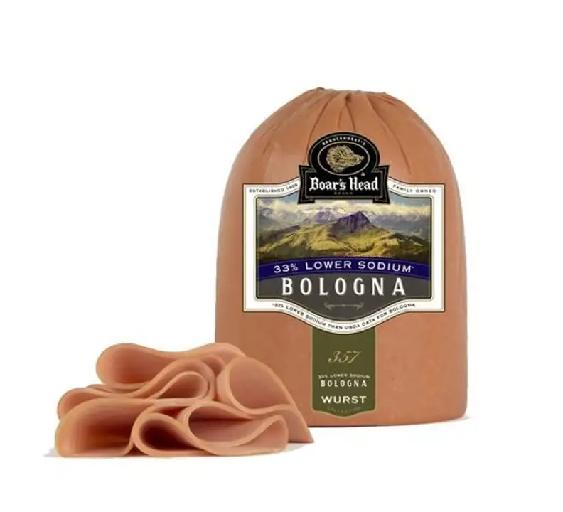 Order Boar’s Head® 33% Lower Sodium Bologna food online from Meats Supreme store, Brooklyn on bringmethat.com
