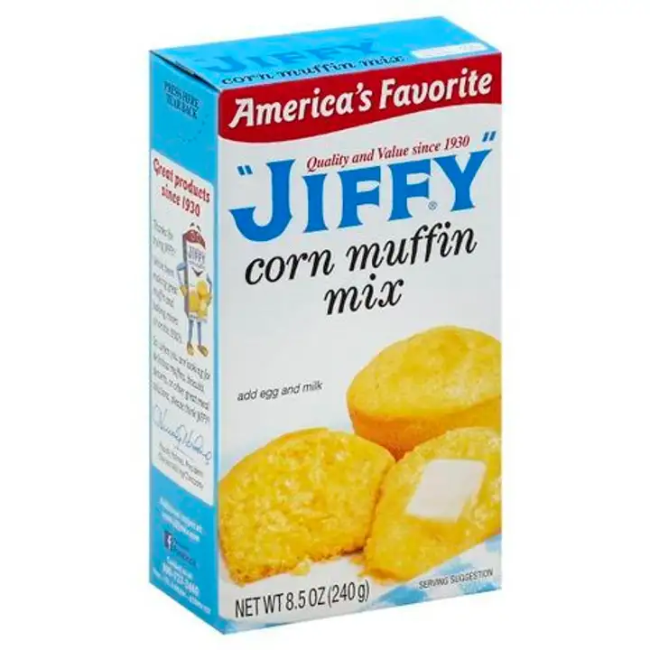 Order Jiffy Muffin Mix, Corn - 8 Ounces food online from Fligner Market store, Lorain on bringmethat.com
