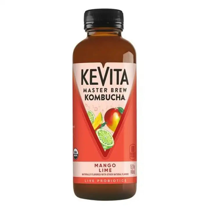 Order Kevita Kombucha, Master Brew, Mango Lime - 15.2 Ounces food online from Whole Foods Co-Op Denfeld store, Duluth on bringmethat.com