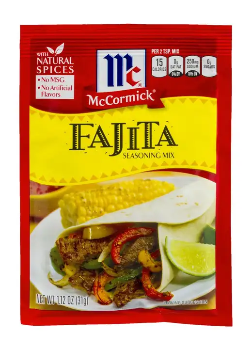 Order McCormick Seasoning Mix, Fajita - 1 Ounce food online from Novato Harvest Market store, Novato on bringmethat.com