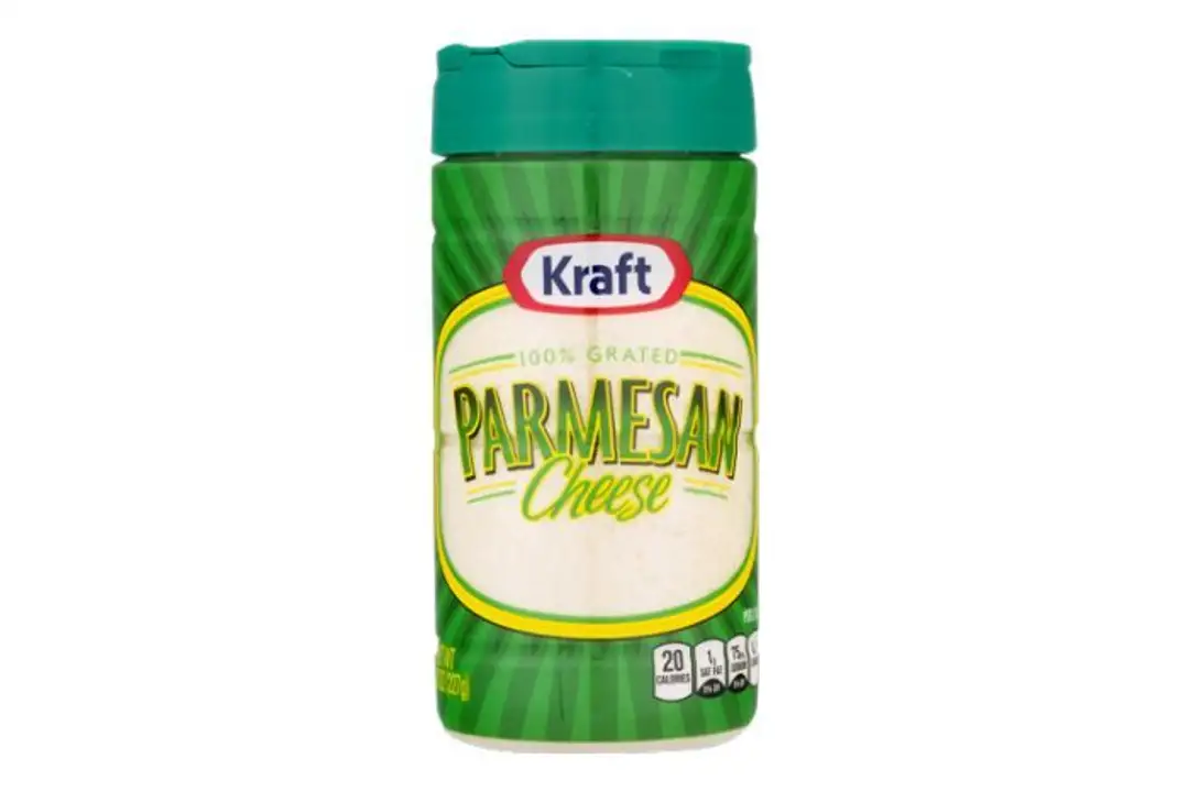 Order Kraft Cheese, Parmesan, 100% Grated - 3 Ounces food online from Novato Harvest Market store, Novato on bringmethat.com