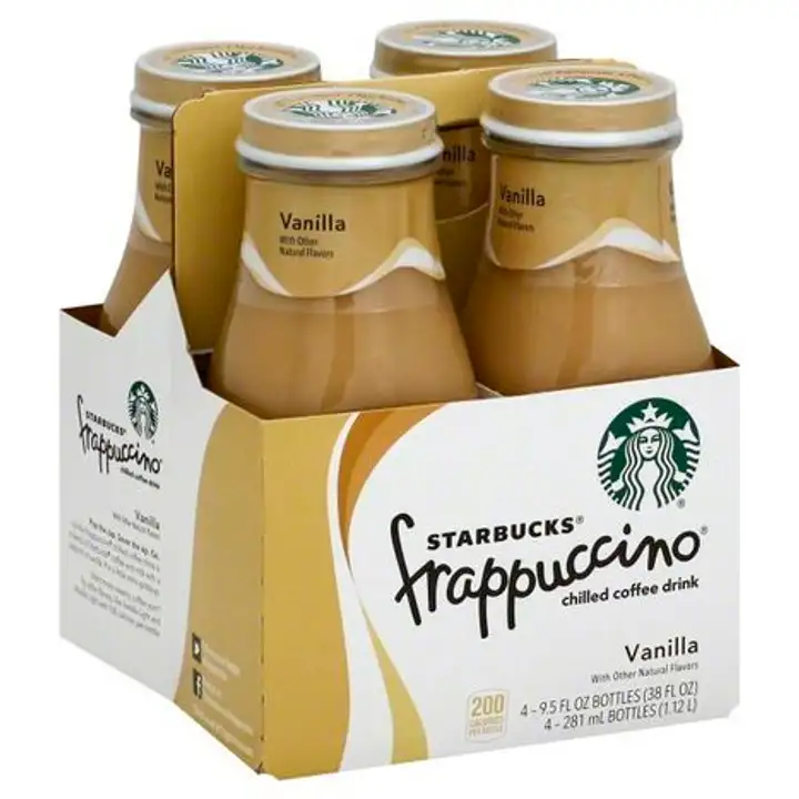 Order Starbucks Frappuccino Coffee Drink, Chilled, Vanilla - 4 Each food online from Holiday farms store, Roslyn Heights on bringmethat.com