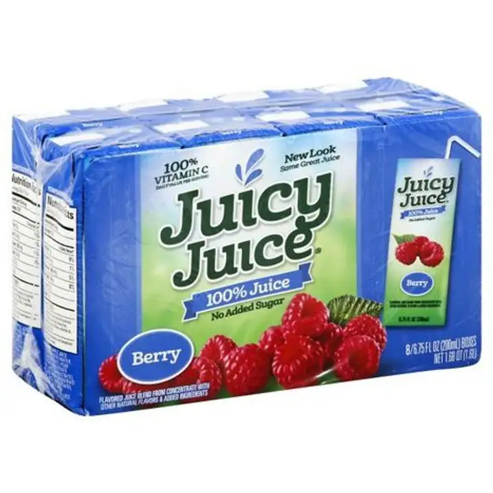 Order Juicy Juice 100% Juice, Berry - 8 Each food online from Fligner Market store, Lorain on bringmethat.com