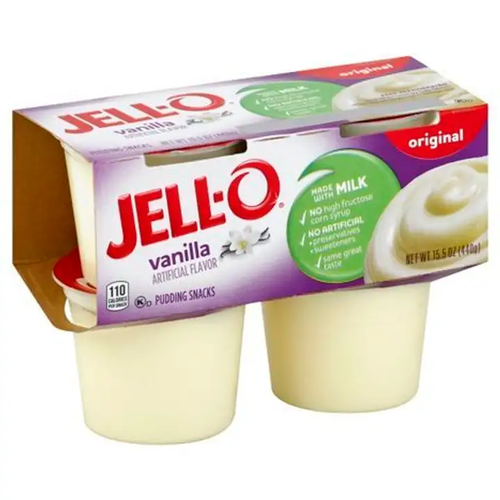 Order Jell O Pudding Snacks, Vanilla, Original - 15.5 Ounces food online from Holiday farms store, Roslyn Heights on bringmethat.com
