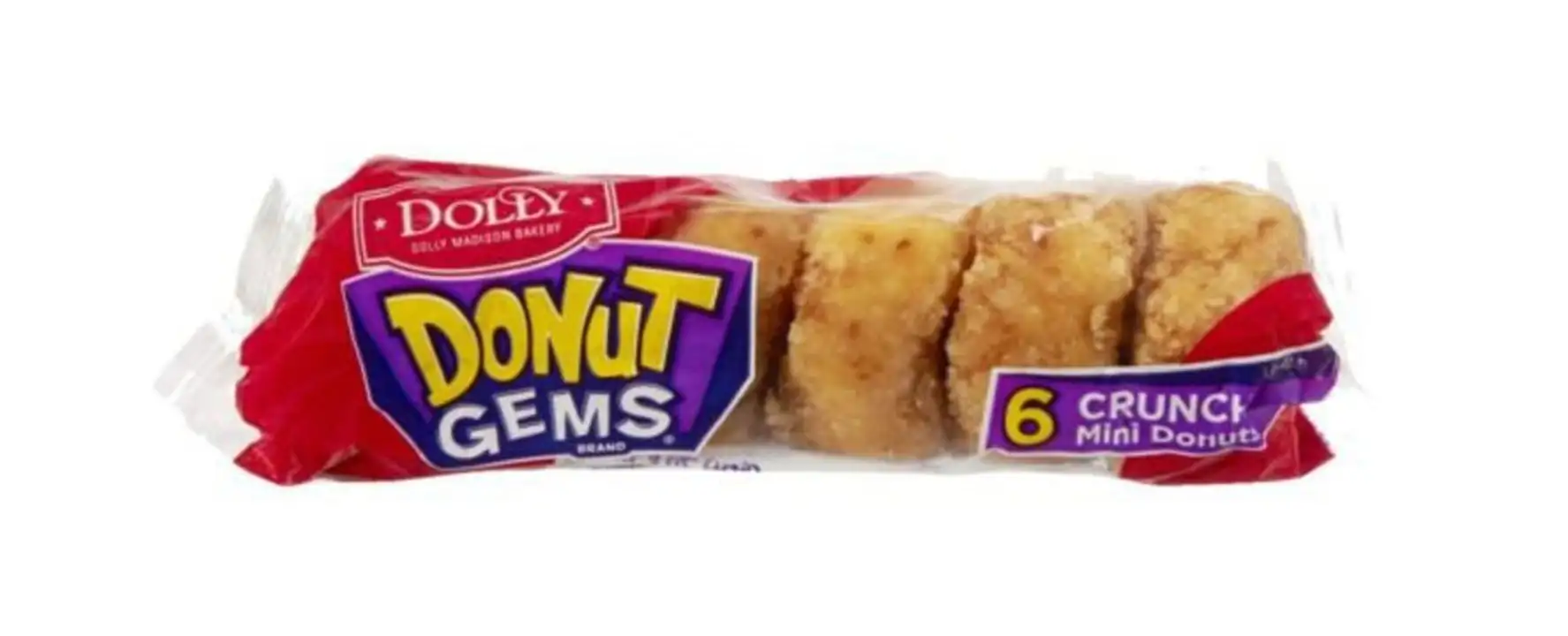 Order Dolly Madison Donut Gems Crunch - 6 Count food online from Fligner Market store, Lorain on bringmethat.com