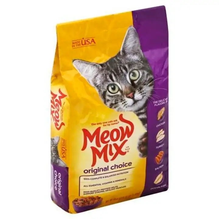 Order Meow Mix Cat Food, Original Choice - 50.4 Ounces food online from Fligner Market store, Lorain on bringmethat.com