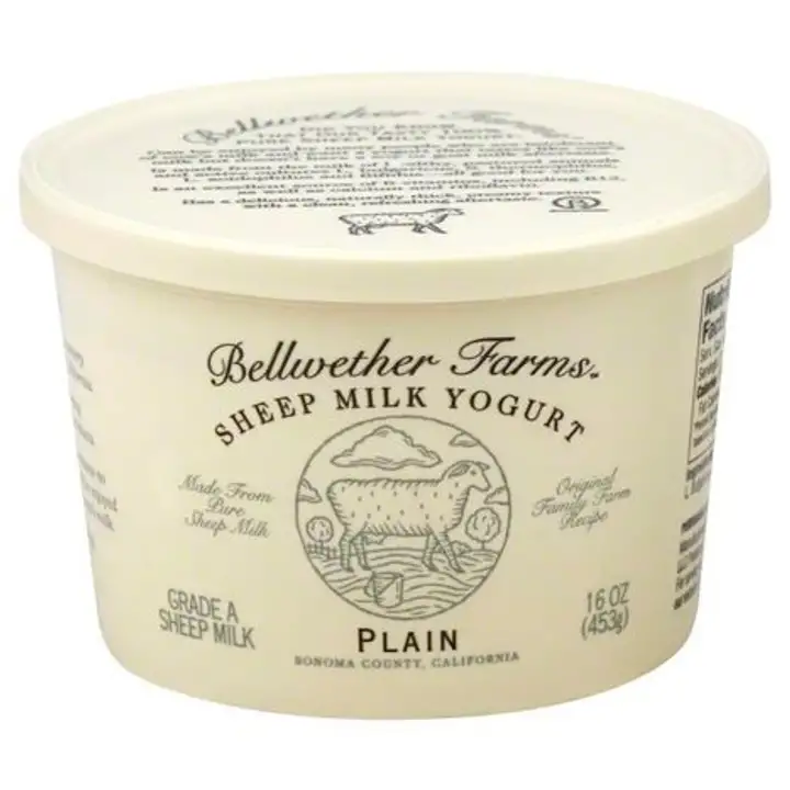 Order Bellwether Farms Yogurt, Sheep Milk, Plain - 16 Ounces food online from Whole Foods Co-Op Denfeld store, Duluth on bringmethat.com