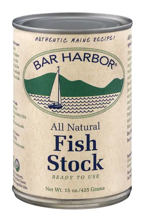 Order Bar Harbor Fish Stock - 15 Ounces food online from Novato Harvest Market store, Novato on bringmethat.com