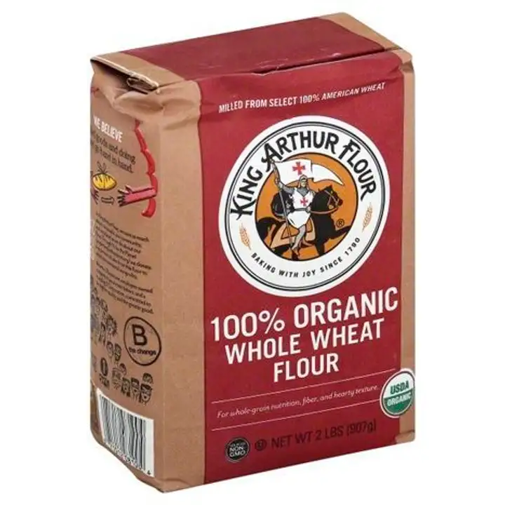 Order King Arthur Flour Flour, Whole Wheat, 100% Organic - 32 Ounces food online from Novato Harvest Market store, Novato on bringmethat.com