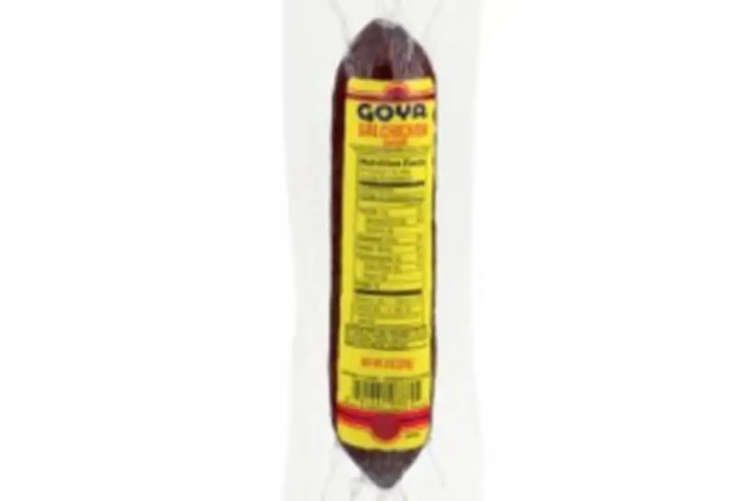 Order Goya Salchichon Salami - 8 Ounces food online from Fligner Market store, Lorain on bringmethat.com