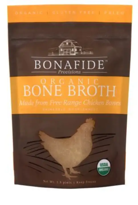 Order Bonafide Provisions Bone Broth, Organic, Chicken - 24 Ounces food online from Whole Foods Co-Op Denfeld store, Duluth on bringmethat.com