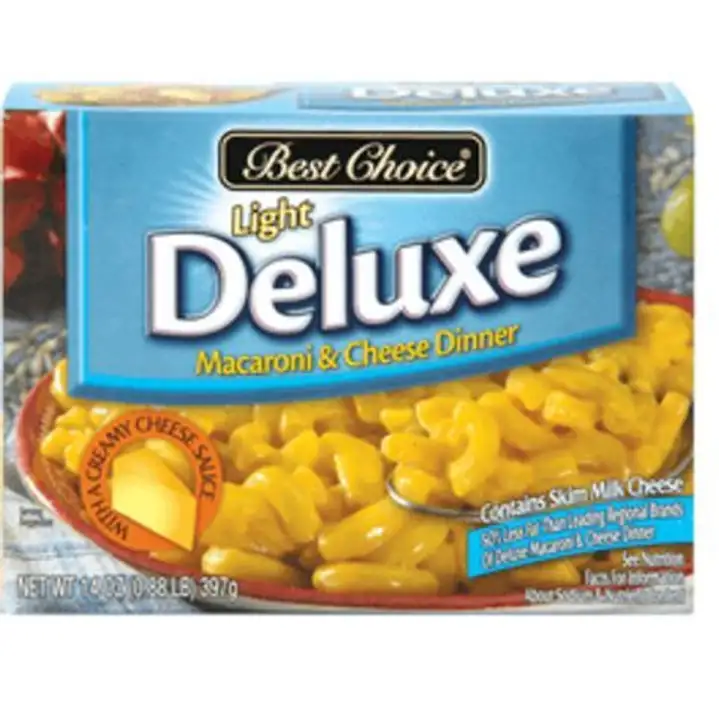 Order Best Choice Deluxe Light Macaroni & Cheese Dinner - 14 Ounces food online from Fligner Market store, Lorain on bringmethat.com