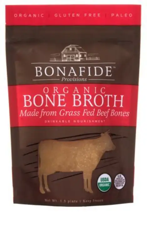 Order Bonafide Provisions Bone Broth, Organic, Beef - 24 Ounces food online from Whole Foods Co-Op Denfeld store, Duluth on bringmethat.com