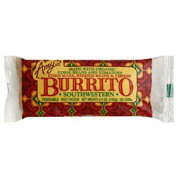 Order Amys Burrito, Southwestern - 5.5 Ounces food online from Holiday farms store, Roslyn Heights on bringmethat.com
