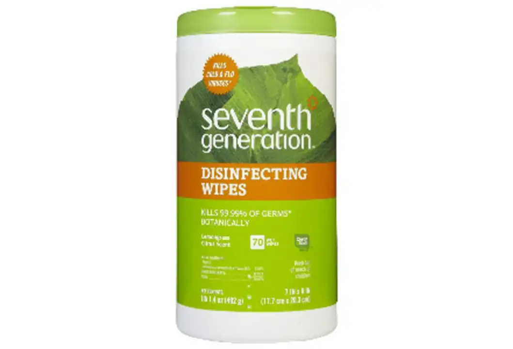 Order Seventh Generation Disinfecting Wipes, Lemongrass Citrus Scent - 35 Count food online from Whole Foods Co-Op Denfeld store, Duluth on bringmethat.com